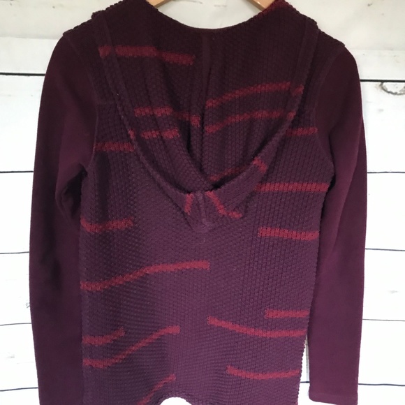 Lucky Brand Hooded Cardigan Sweater Open Front S - Picture 4 of 6